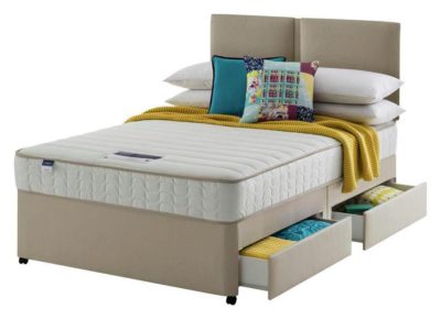 Silentnight - Hatfield Memory Small - Double 4 Drawer - Divan